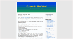 Desktop Screenshot of echoesinthewind.net